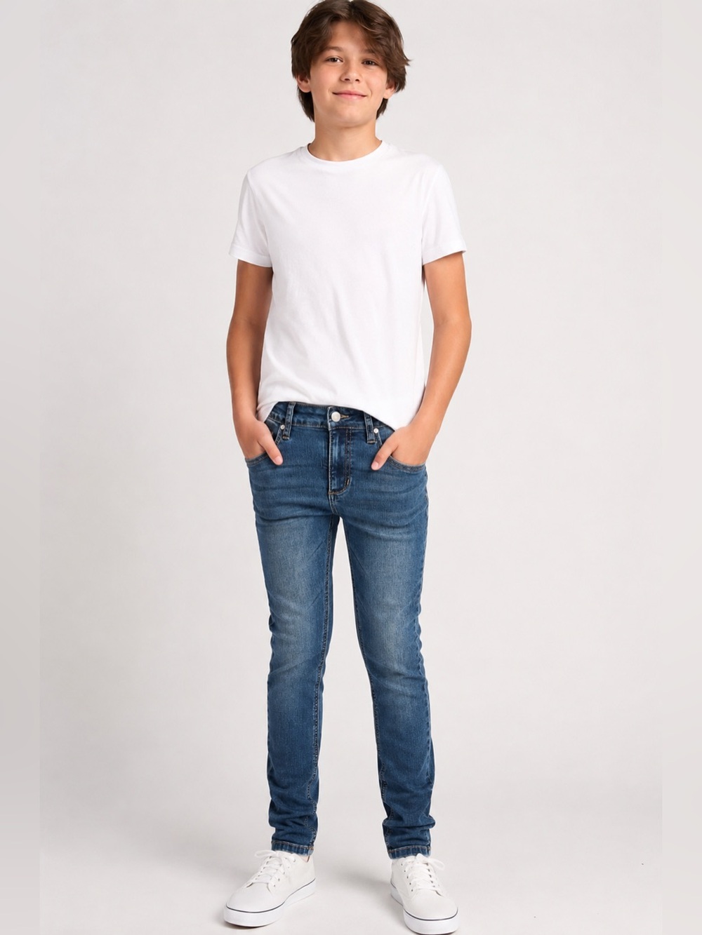 Joe’s Jeans Boys Skinny “Rad” Jeans Size 18 Medium Wash Stretch Denim